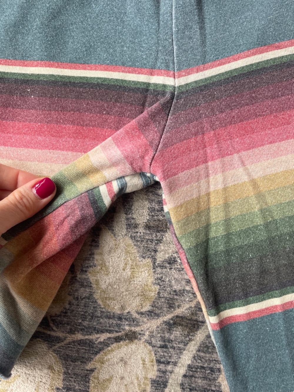 Aviator Nation Kids Rainbow Serape Shorts Pockets 14 - Picture 5 of 9